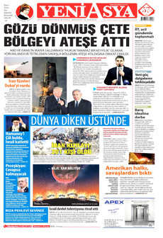 YENİ ASYA 2 Mart 2026 gazete manşeti