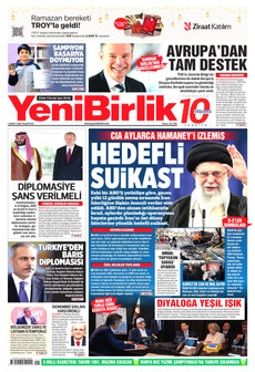 YENİBİRLİK 2 Mart 2026 gazete manşeti
