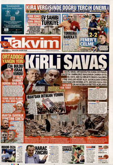 TAKVİM 2 Mart 2026 gazete manşeti