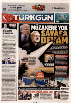 TÜRKGÜN 3 Mart 2026 gazete manşeti