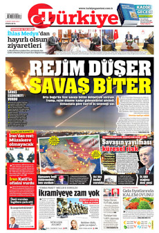TÜRKİYE GAZETESİ 3 Mart 2026 gazete manşeti