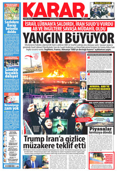 KARAR 3 Mart 2026 gazete manşeti