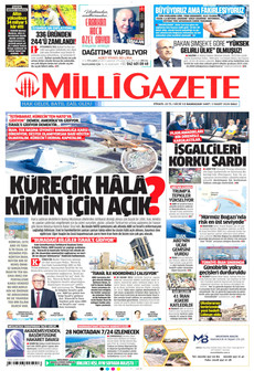 MİLLİ GAZETE 3 Mart 2026 gazete manşeti
