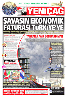 YENİÇAĞ 3 Mart 2026 gazete manşeti