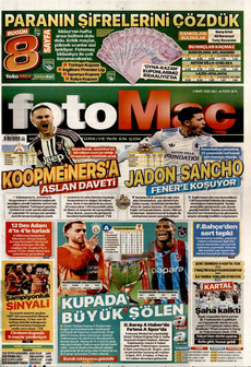 FOTOMAÇ 3 Mart 2026 gazete manşeti