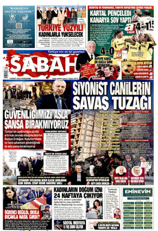 SABAH 5 Mart 2026 gazete manşeti