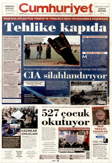 CUMHURİYET 5 Mart 2026 gazete manşeti