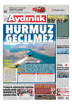 AYDINLIK GAZETESİ 5 Mart 2026 gazete manşeti
