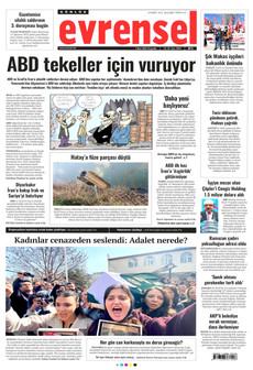 EVRENSEL 5 Mart 2026 gazete manşeti