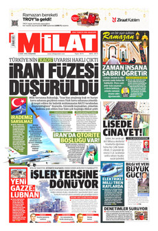 MİLAT 5 Mart 2026 gazete manşeti