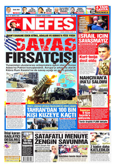 NEFES 6 Mart 2026 gazete manşeti
