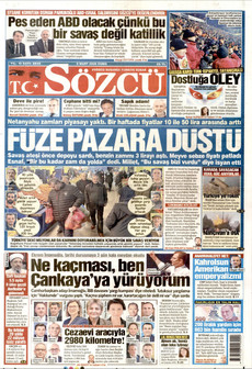 SÖZCÜ 6 Mart 2026 gazete manşeti