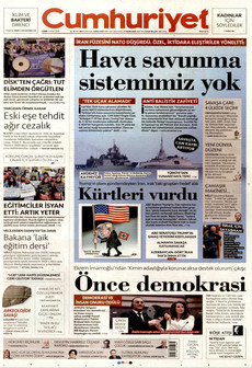 CUMHURİYET 6 Mart 2026 gazete manşeti