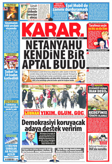 KARAR 6 Mart 2026 gazete manşeti