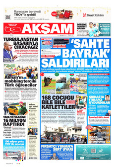AKŞAM 6 Mart 2026 gazete manşeti