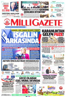 MİLLİ GAZETE 6 Mart 2026 gazete manşeti