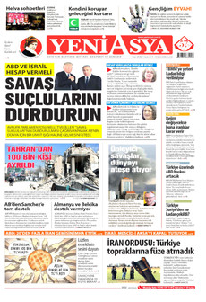 YENİ ASYA 6 Mart 2026 gazete manşeti