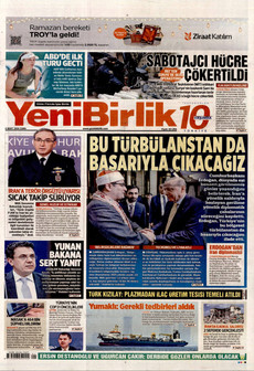 YENİBİRLİK 6 Mart 2026 gazete manşeti
