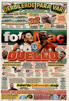 FOTOMAÇ 6 Mart 2026 gazete manşeti