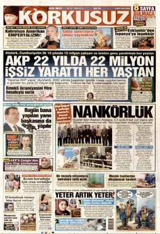 KORKUSUZ 6 Mart 2026 gazete manşeti