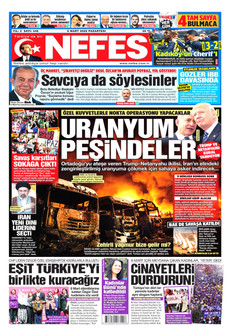 NEFES 9 Mart 2026 gazete manşeti