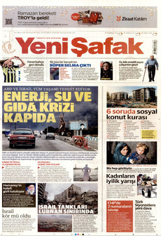YENİ ŞAFAK 9 Mart 2026 gazete manşeti