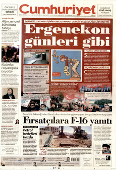 CUMHURİYET 10 Mart 2026 gazete manşeti