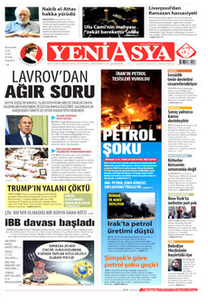 YENİ ASYA 10 Mart 2026 gazete manşeti