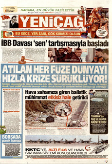YENİÇAĞ 10 Mart 2026 gazete manşeti