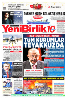 YENİBİRLİK 10 Mart 2026 gazete manşeti