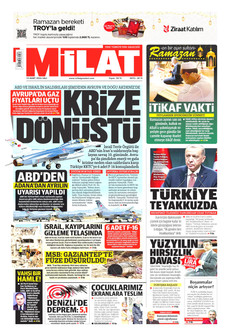MİLAT 10 Mart 2026 gazete manşeti