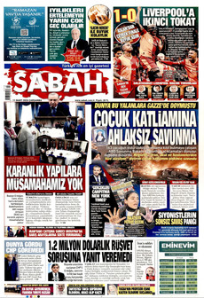 SABAH 11 Mart 2026 gazete manşeti