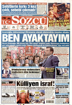 SÖZCÜ 11 Mart 2026 gazete manşeti