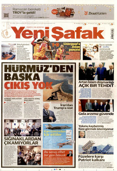 YENİ ŞAFAK 11 Mart 2026 gazete manşeti