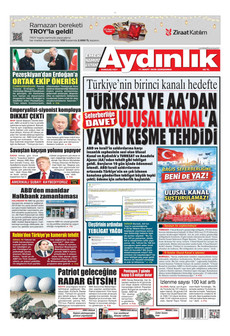 AYDINLIK GAZETESİ 11 Mart 2026 gazete manşeti
