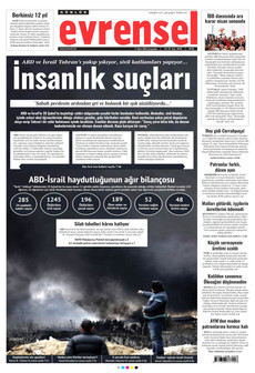 EVRENSEL 11 Mart 2026 gazete manşeti