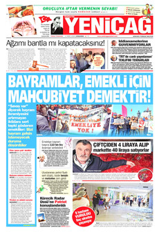 YENİÇAĞ 11 Mart 2026 gazete manşeti