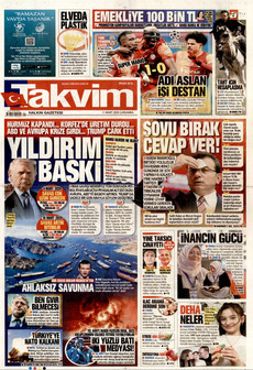 TAKVİM 11 Mart 2026 gazete manşeti