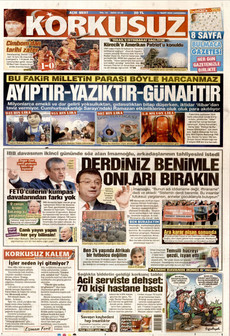 KORKUSUZ 11 Mart 2026 gazete manşeti