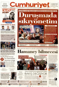 CUMHURİYET 12 Mart 2026 gazete manşeti