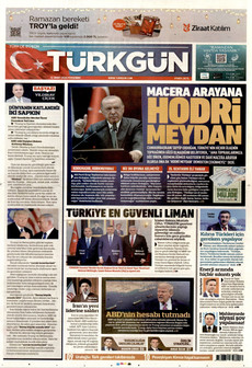 TÜRKGÜN 12 Mart 2026 gazete manşeti