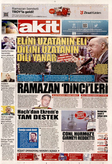 YENİ AKİT 12 Mart 2026 gazete manşeti