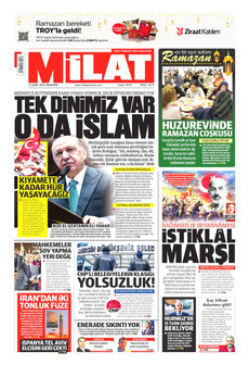 MİLLİ GAZETE 12 Mart 2026 gazete manşeti