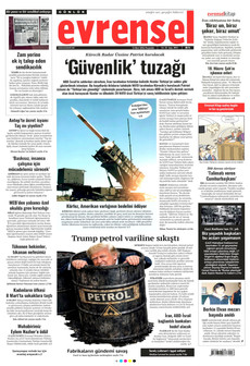 EVRENSEL 12 Mart 2026 gazete manşeti