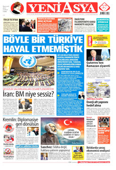 YENİ ASYA 12 Mart 2026 gazete manşeti
