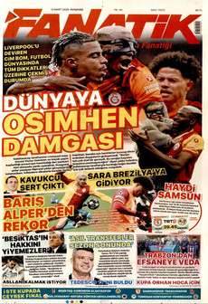 FANATİK 12 Mart 2026 gazete manşeti