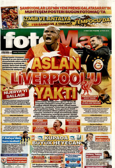 FOTOMAÇ 12 Mart 2026 gazete manşeti