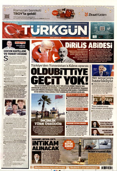 TÜRKGÜN 13 Mart 2026 gazete manşeti