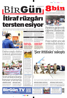 BİRGÜN 13 Mart 2026 gazete manşeti