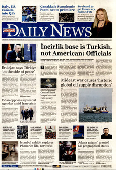 HÜRRİYET DAİLY NEWS 13 Mart 2026 gazete manşeti